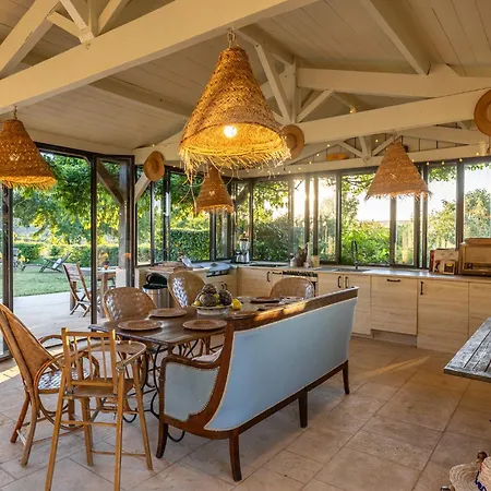 Casa de Férias Domaine 6ha - Vue Beynac, Castelnaud & Marqueyssac - Piscine Olympique *